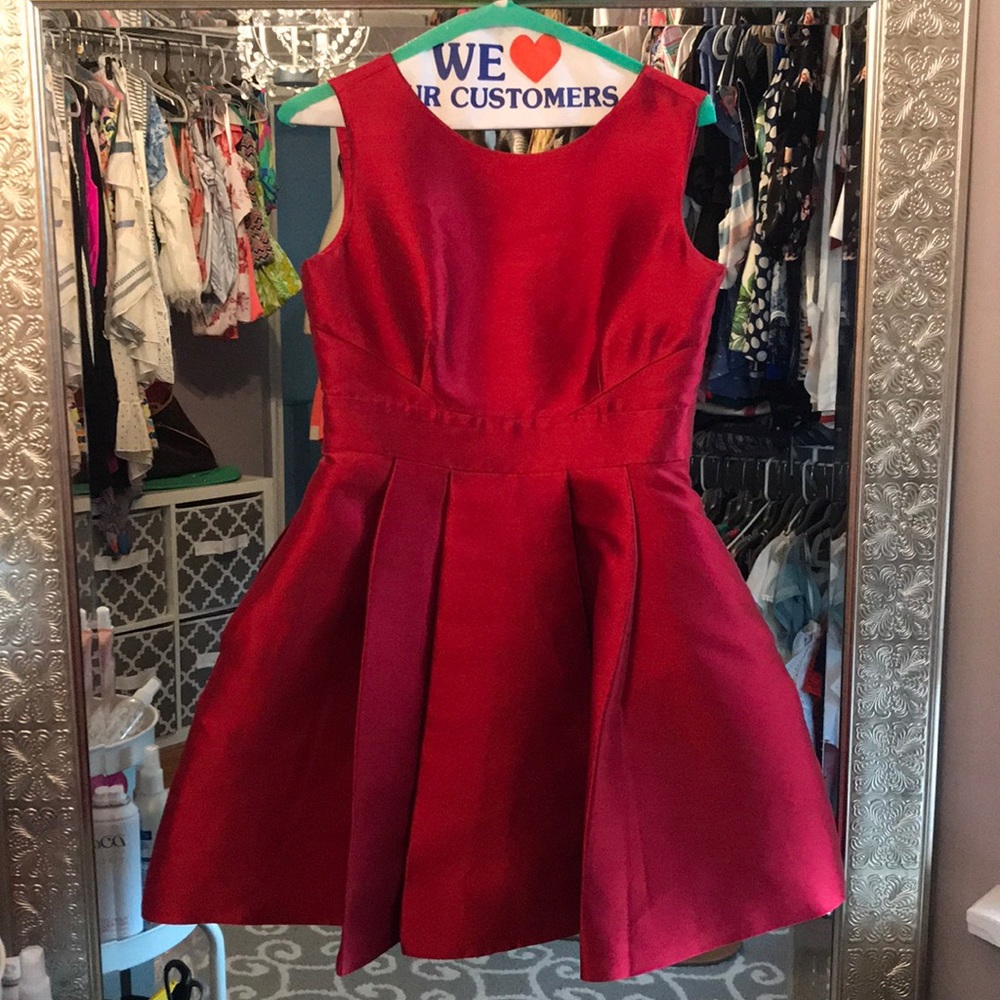 Kate Spade Bow Back Dress RED